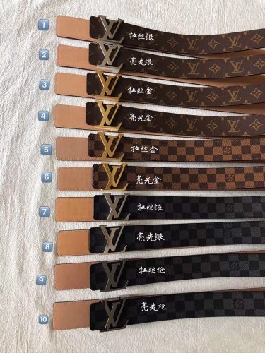 Louis Vuitton Mens Belt Luxury Brand Men Belts Luxury Brand with Original Box