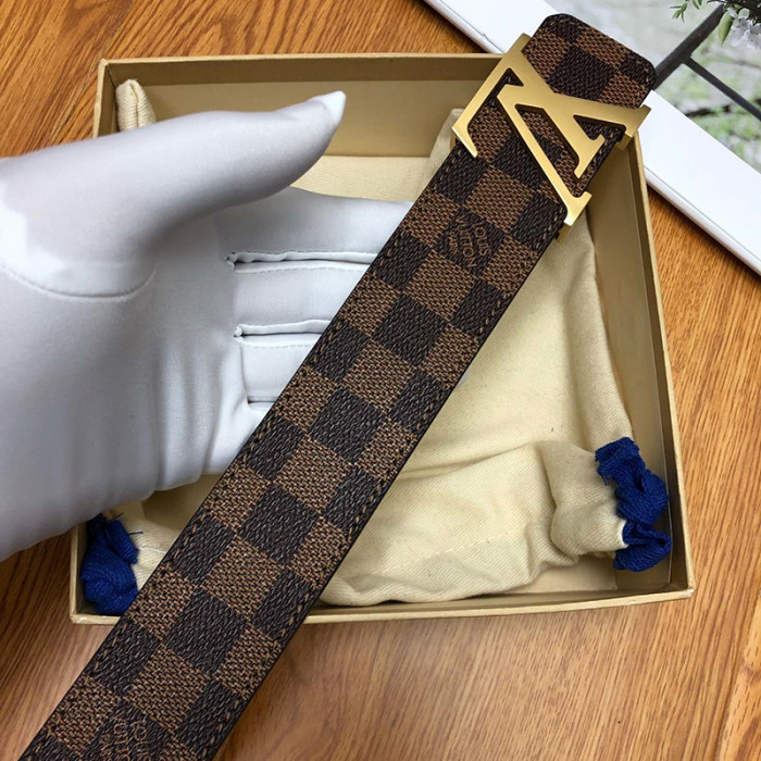 Louis Vuitton Mens Belt Luxury Brand Men Belts Luxury Brand with Original Box