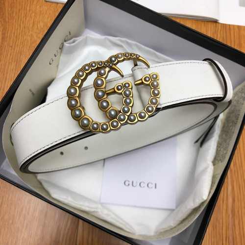 Gucci Womens Belts Luxury Brand with Original Box Leather Belts for Women