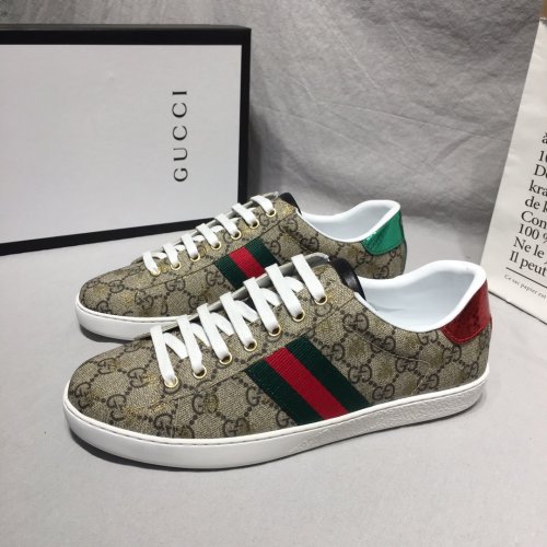 Gucci Mens Shoes Luxury Brand Men's Ace GG Supreme Sneaker with Original Box