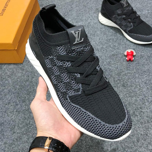 Louis Vuitton Men Shoes Sneakers Breathable Design Fashion Type Footwear Luxury Fastlane Sneaker 1A41XY with Original Box