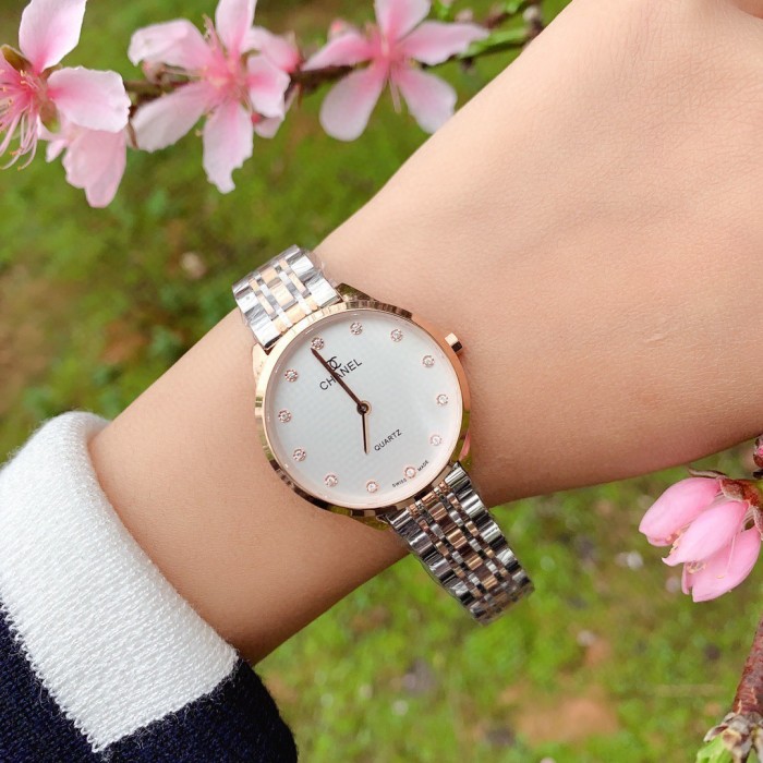 Chanel Watch Luxury Brand Design Fashion Type with Original Box