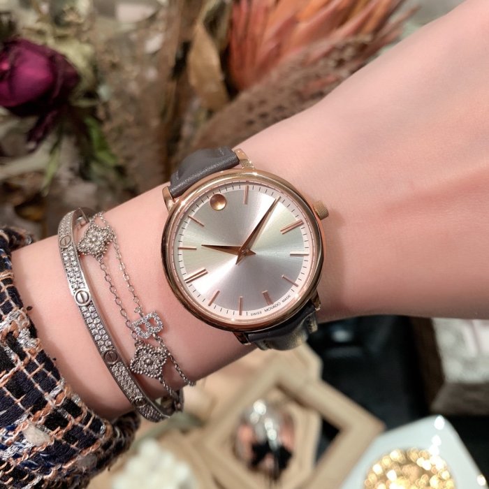 Movado Watch Luxury Brand Design Fashion Type with Original Box