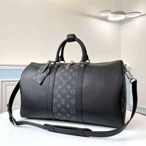 Louis Vuitton Womens and Mens Unisex Bags Luxury Brand LV Keepall 50 Bandoulière Fashion M53763