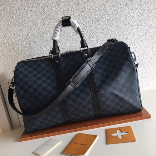 Louis Vuitton Womens and Mens Unisex Bags Luxury Brand LV Keepall Bandoulière 45 Fashion N41349