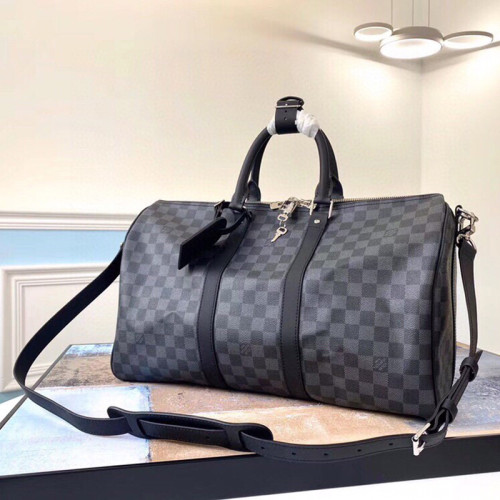 Louis Vuitton Womens and Mens Unisex Bags Luxury Brand LV Keepall Bandoulière 45 Fashion N41418