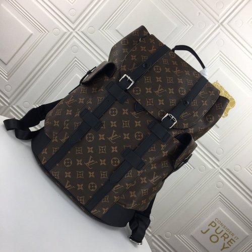 Louis Vuitton Mens Bags Backpacks Luxury Brand Fashion Type CHRISTOPHER PM Monogram canvas body M43735