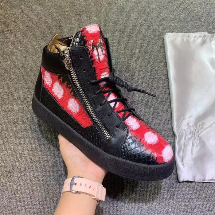 Giuseppe Zanotti Mens Shoes Luxury Brand High Top Sneakers Coby