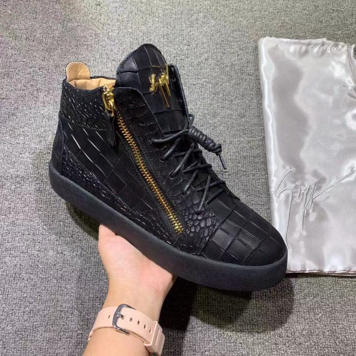 Giuseppe Zanotti Mens Shoes Luxury Brand High Top Sneakers Coby