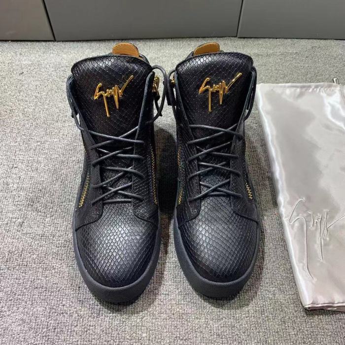Giuseppe Zanotti Mens Shoes Luxury Brand High Top Sneakers Coby