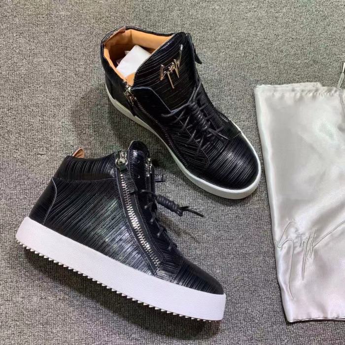 Giuseppe Zanotti Mens Shoes Luxury Brand High Top Sneakers Coby