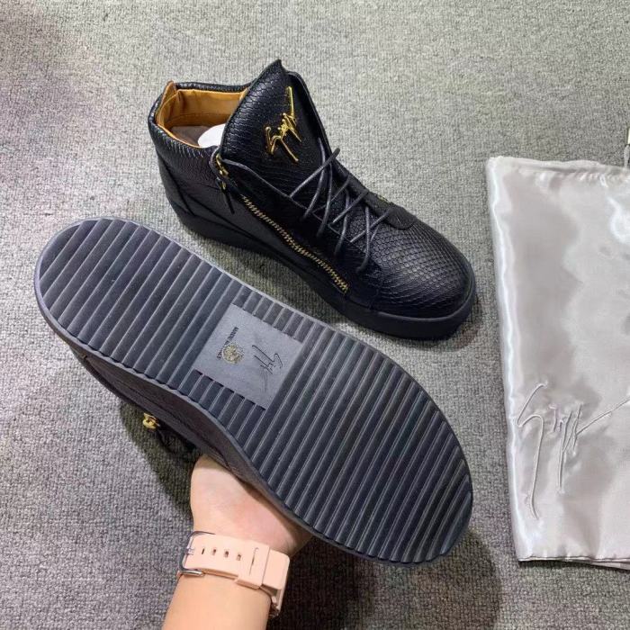 Giuseppe Zanotti Mens Shoes Luxury Brand High Top Sneakers Coby