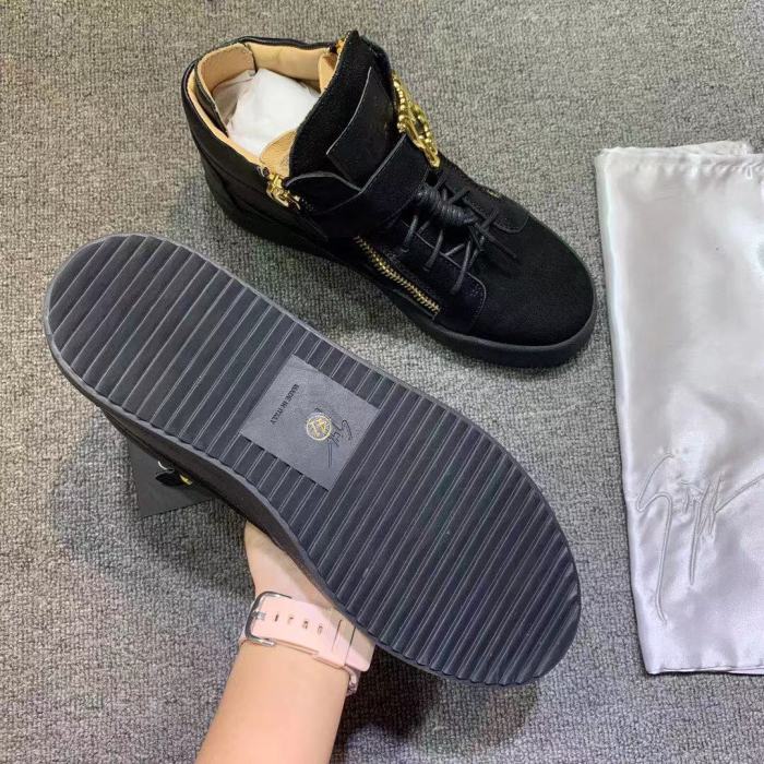 Giuseppe Zanotti Mens Shoes Luxury Brand High Top Sneakers Coby