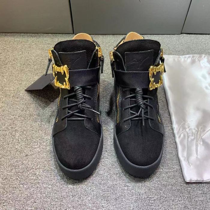 Giuseppe Zanotti Mens Shoes Luxury Brand High Top Sneakers Coby