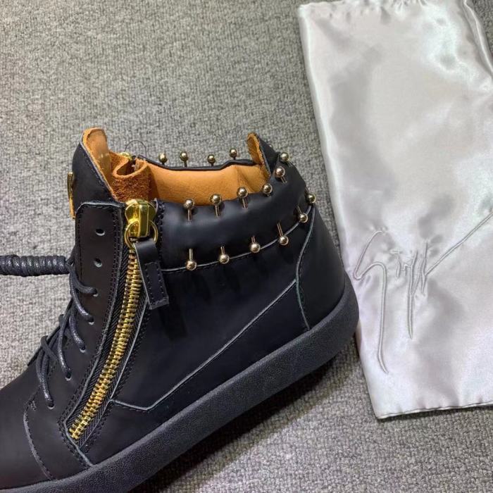 Giuseppe Zanotti Mens Shoes Luxury Brand High Top Sneakers Coby