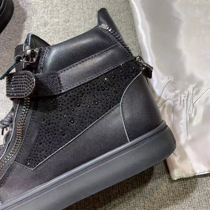 Giuseppe Zanotti Mens Shoes Luxury Brand High Top Sneakers Coby