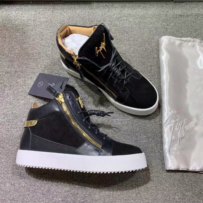 Giuseppe Zanotti Mens Shoes Luxury Brand High Top Sneakers Coby