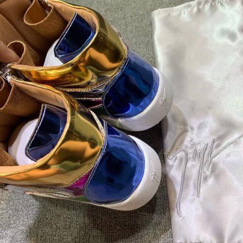 Giuseppe Zanotti Mens Shoes Luxury Brand High Top Sneakers Coby