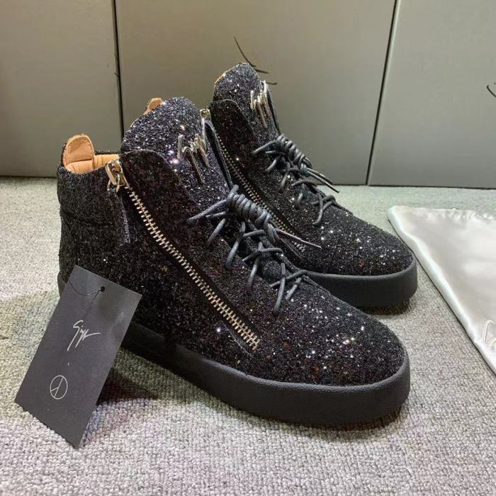 Giuseppe Zanotti Mens Shoes Luxury Brand High Top Sneakers Coby