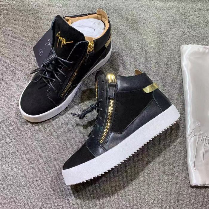 Giuseppe Zanotti Mens Shoes Luxury Brand High Top Sneakers Coby