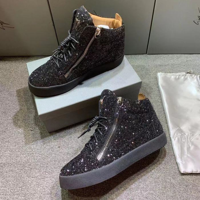 Giuseppe Zanotti Mens Shoes Luxury Brand High Top Sneakers Coby