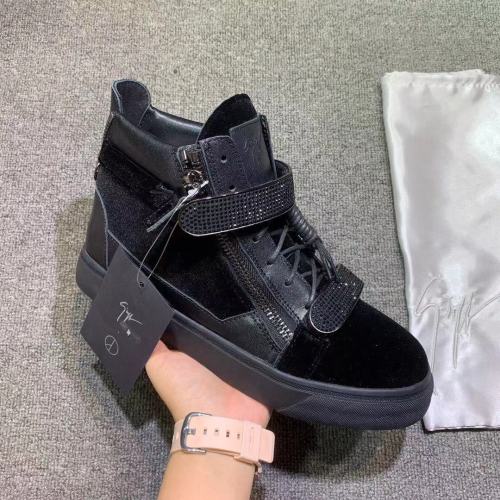 Giuseppe Zanotti Mens Shoes Luxury Brand High Top Sneakers Coby