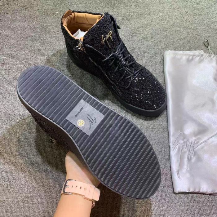Giuseppe Zanotti Mens Shoes Luxury Brand High Top Sneakers Coby