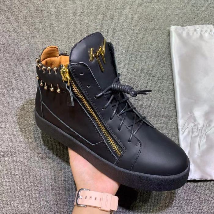 Giuseppe Zanotti Mens Shoes Luxury Brand High Top Sneakers Coby