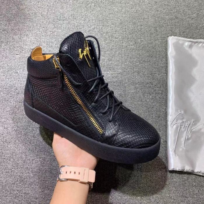 Giuseppe Zanotti Mens Shoes Luxury Brand High Top Sneakers Coby