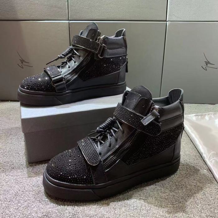 Giuseppe Zanotti Mens Shoes Luxury Brand High Top Sneakers Coby
