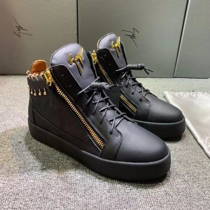 Giuseppe Zanotti Mens Shoes Luxury Brand High Top Sneakers Coby