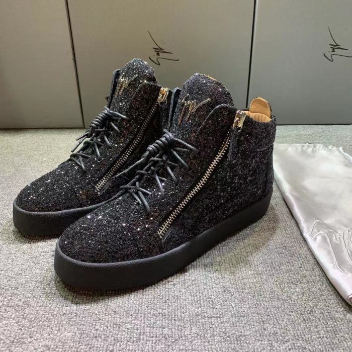 Giuseppe Zanotti Mens Shoes Luxury Brand High Top Sneakers Coby