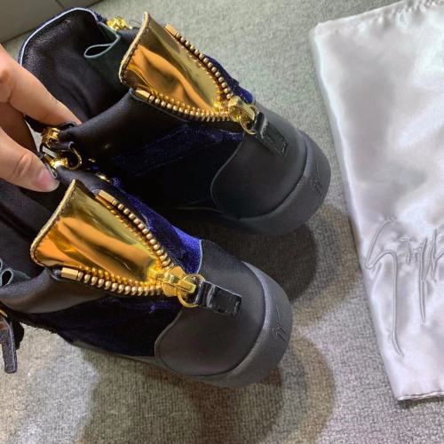 Giuseppe Zanotti Mens Shoes Luxury Brand High Top Sneakers Coby