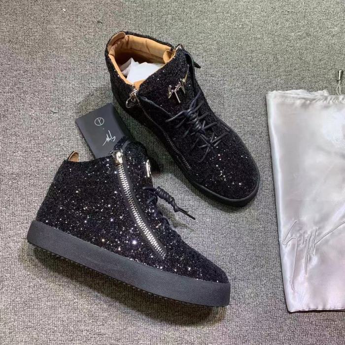Giuseppe Zanotti Mens Shoes Luxury Brand High Top Sneakers Coby