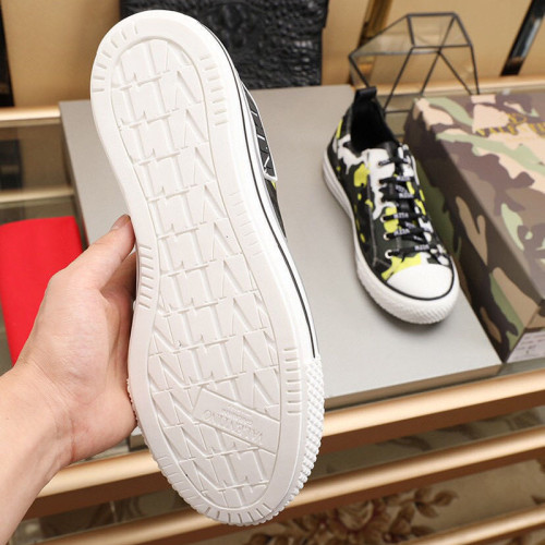 Valentino Men Shoes Fashion Design Luxury Brand Giggies Low-Top Fabric Sneaker