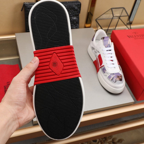 Valentino Men Shoes Fashion Design Luxury Brand Calfskin VL7N Sneaker With Bands