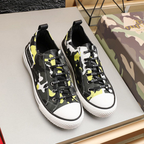 Valentino Men Shoes Fashion Design Luxury Brand Giggies Low-Top Fabric Sneaker