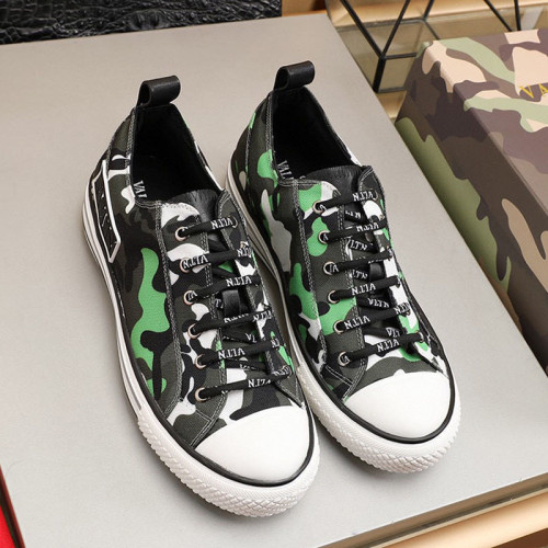 Valentino Men Shoes Fashion Design Luxury Brand Giggies Low-Top Fabric Sneaker