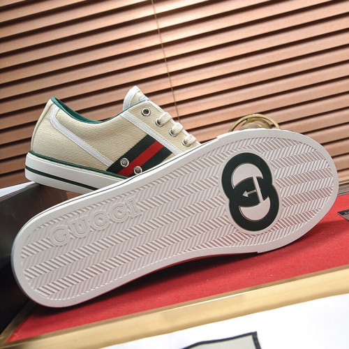 Gucci Mens Shoes Luxury Brand Men's Gucci Tennis 1977 Sneaker with Original Box 606111 GZO30 9361