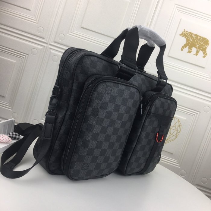 Louis Vuitton Mens Bags Luxury Brand Fashion Type Utility Business Bag N40278 with Original Box