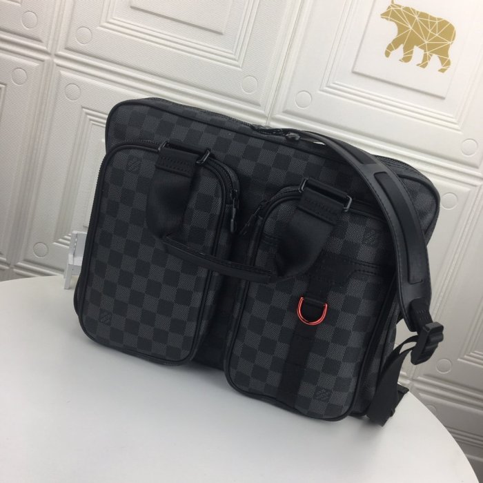 Louis Vuitton Mens Bags Luxury Brand Fashion Type Utility Business Bag N40278 with Original Box