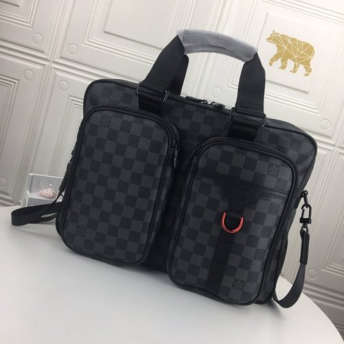 Louis Vuitton Mens Bags Luxury Brand Fashion Type Utility Business Bag N40278 with Original Box