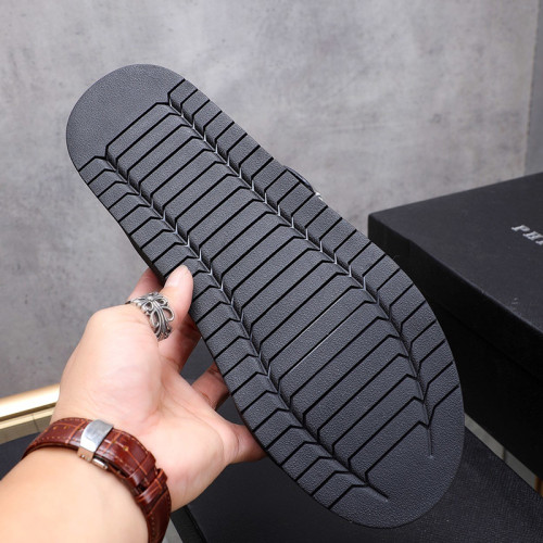 Philipp Plein Men Shoes Fashion Design Luxury Brand Flip Flop Slippers Sandals with Original Box