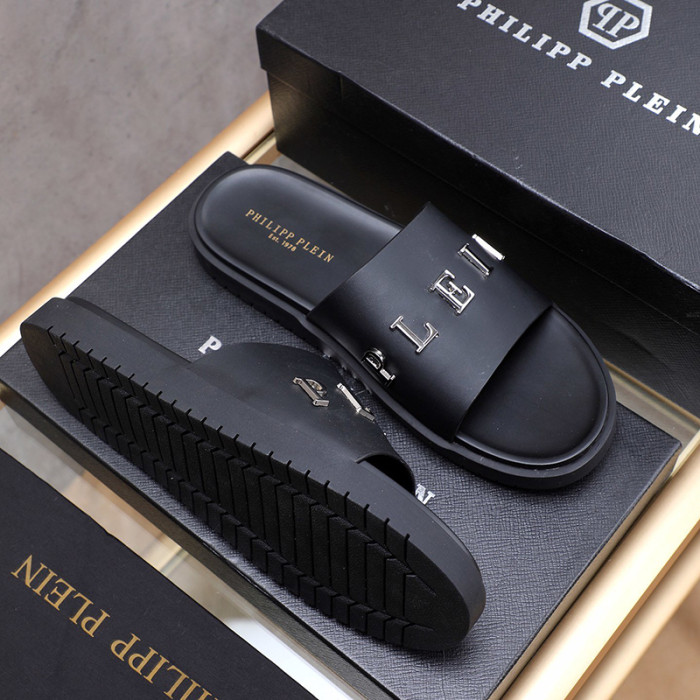 Philipp Plein Men Shoes Fashion Design Luxury Brand Flip Flop Slippers Sandals with Original Box