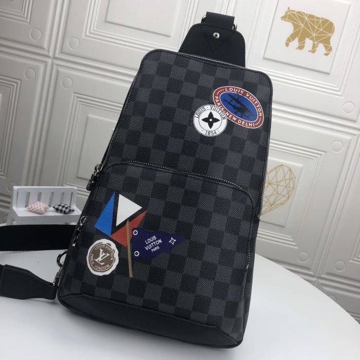 Louis Vuitton Mens Bags Luxury Brand Fashion Type Avenue Sling Bag