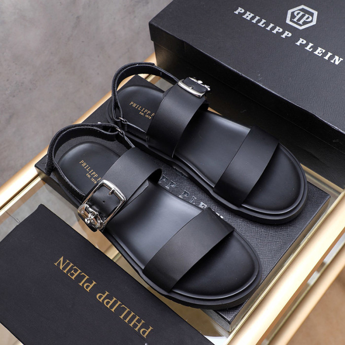Philipp Plein Men Shoes Fashion Design Luxury Brand Flip Flop Slippers Sandals with Original Box
