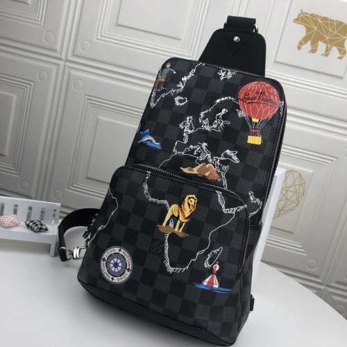 Louis Vuitton Mens Bags Luxury Brand Fashion Type Avenue Sling Bag with Original Box
