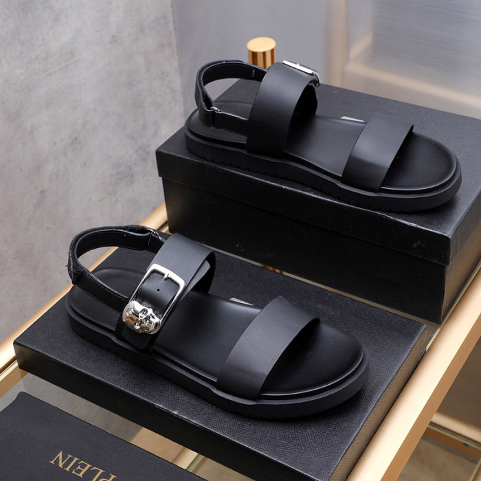Philipp Plein Men Shoes Fashion Design Luxury Brand Flip Flop Slippers Sandals with Original Box