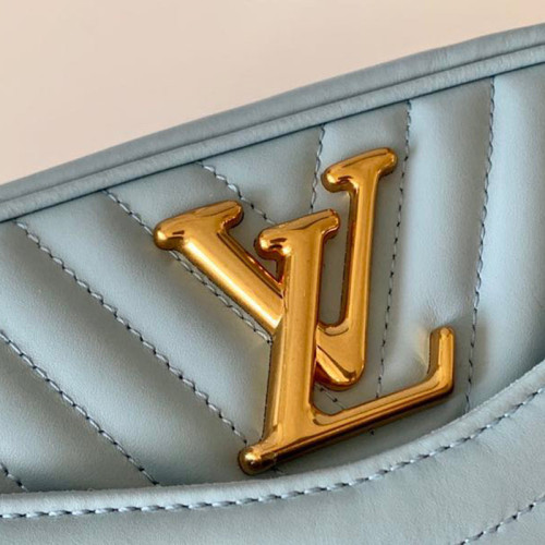Louis Vuitton Womens Bags Luxury Brand Fashion LOUIS VUITTON NEW WAVE CAMERA BAG Porcelain Blue M55329