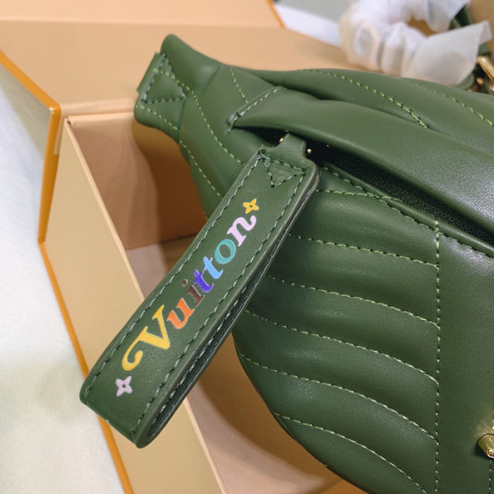 Louis Vuitton Womens Bags Luxury Brand Fashion Waist Bags LOUIS VUITTON NEW WAVE BUMBAG Kaki M55528